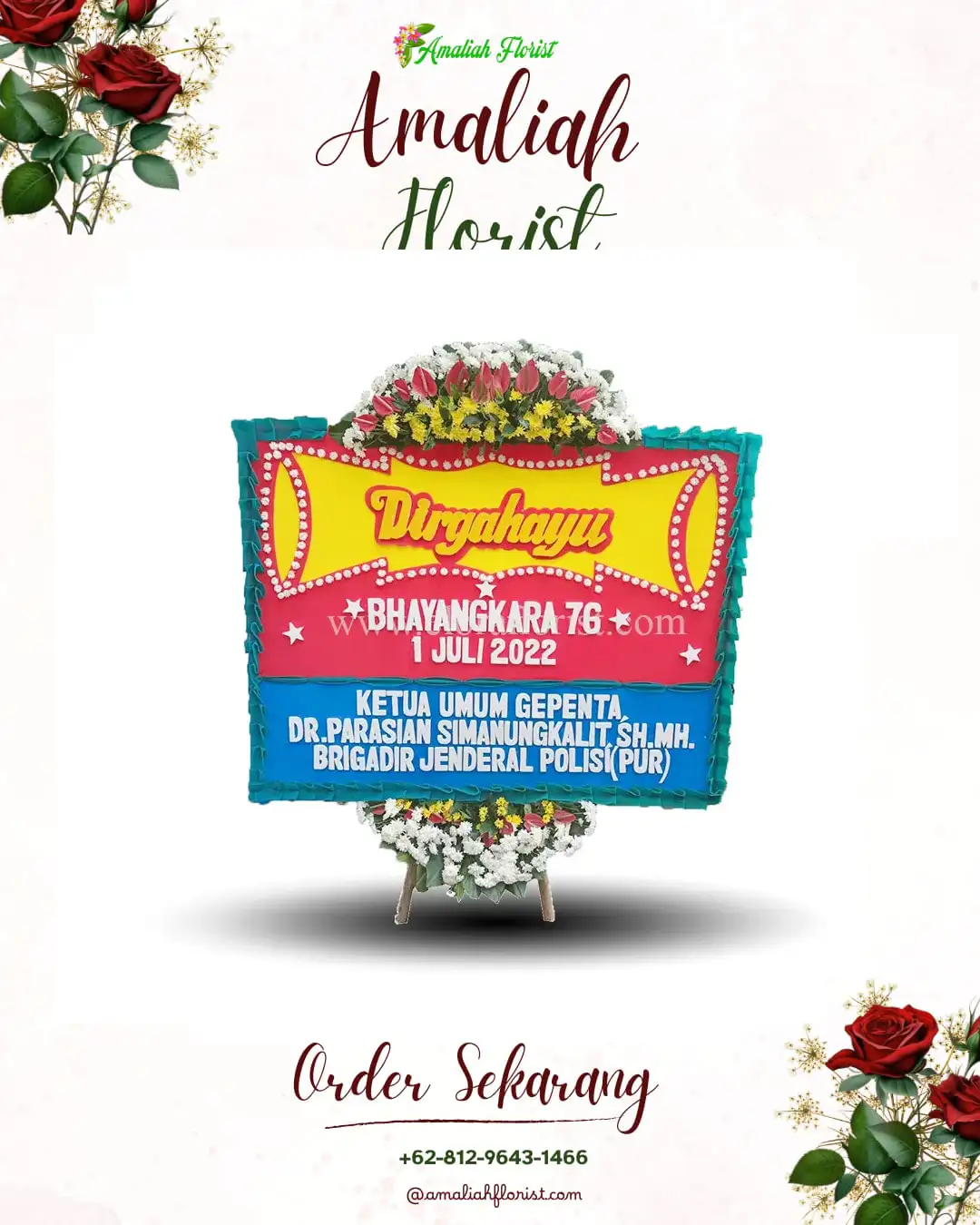 Papan Bunga HUT Ulang Tahun Pengkolrejo